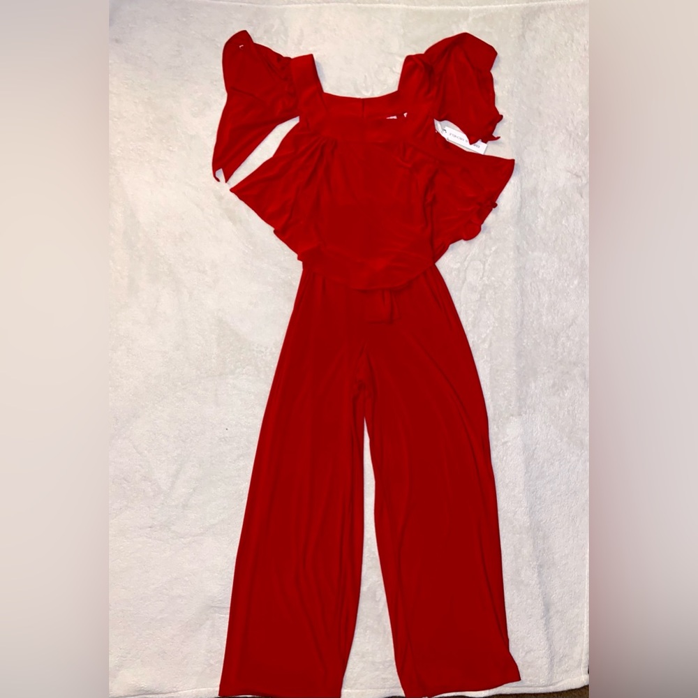 Red Jump Suit